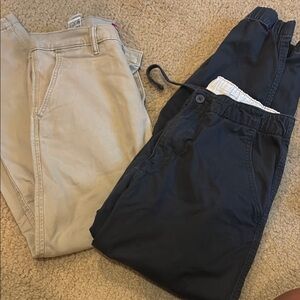 Levi's Beige and Black Pants Duo
